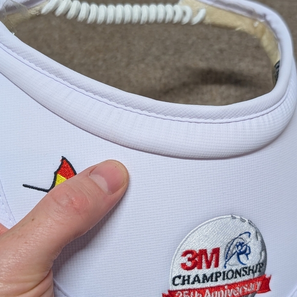 3M Golf Championship 25th Anniversary White Visor 2017 New w/ Tags - Picture 9 of 9